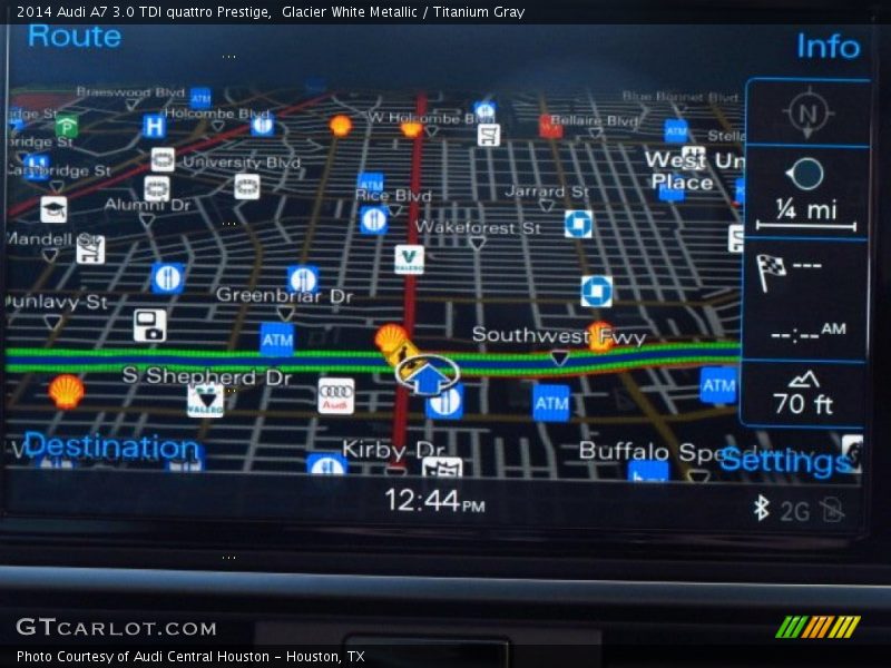 Navigation of 2014 A7 3.0 TDI quattro Prestige
