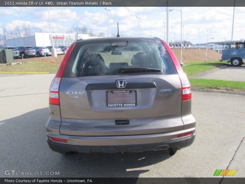 Urban Titanium Metallic / Black 2011 Honda CR-V LX 4WD