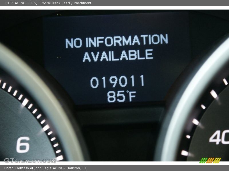 Crystal Black Pearl / Parchment 2012 Acura TL 3.5
