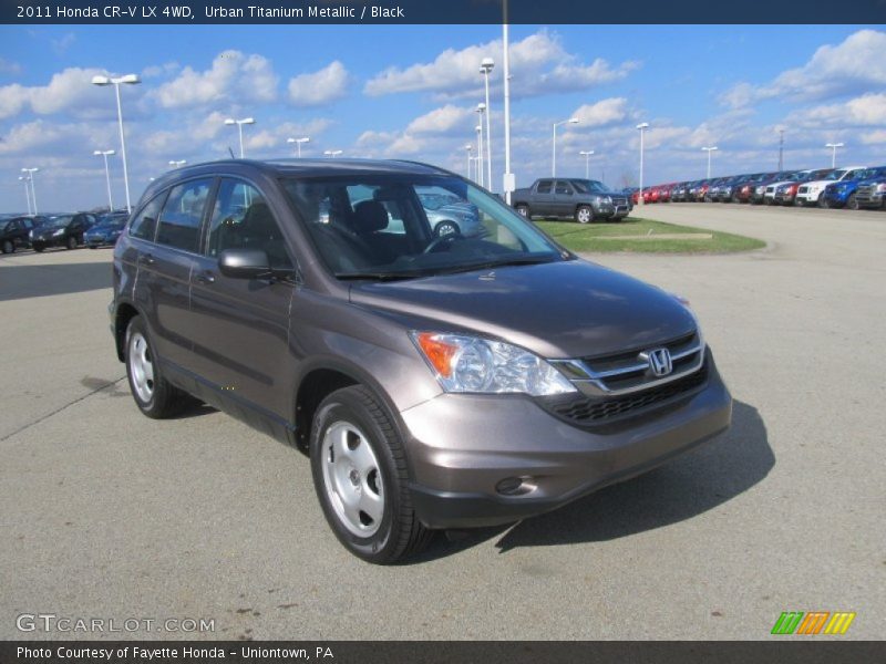 Urban Titanium Metallic / Black 2011 Honda CR-V LX 4WD