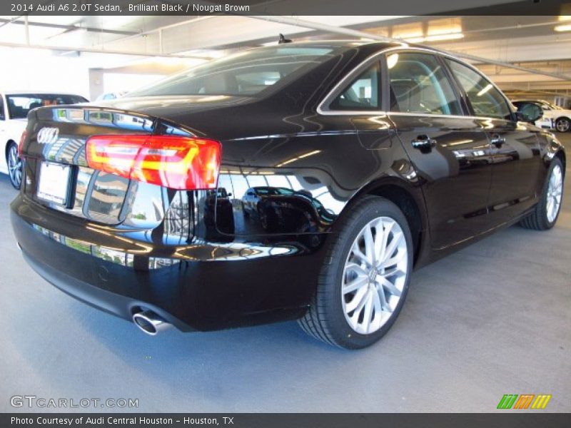 Brilliant Black / Nougat Brown 2014 Audi A6 2.0T Sedan