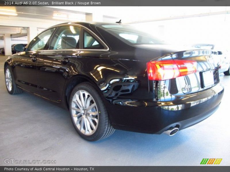 Brilliant Black / Nougat Brown 2014 Audi A6 2.0T Sedan