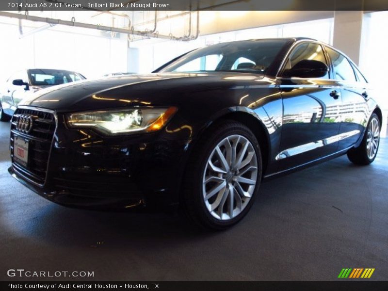 Brilliant Black / Nougat Brown 2014 Audi A6 2.0T Sedan