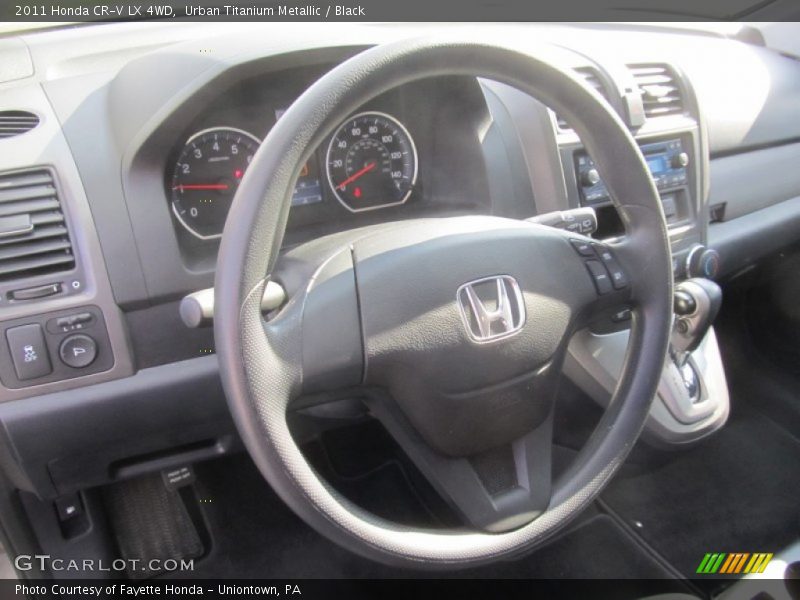 Urban Titanium Metallic / Black 2011 Honda CR-V LX 4WD