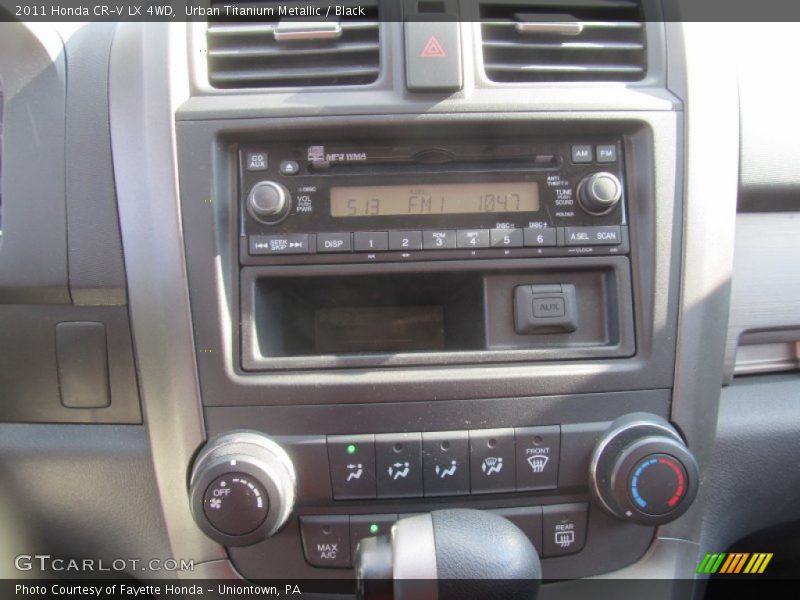 Urban Titanium Metallic / Black 2011 Honda CR-V LX 4WD