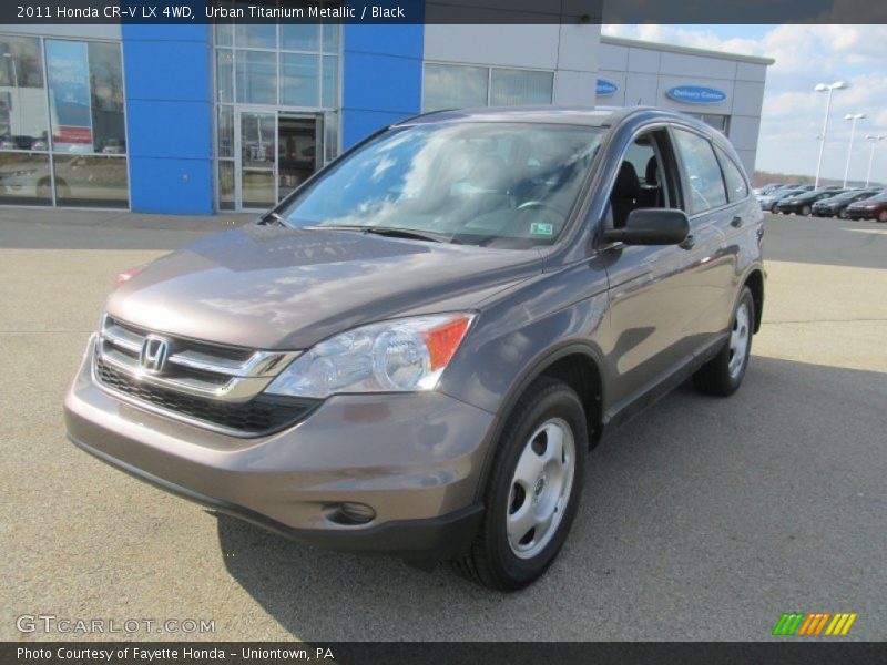 Urban Titanium Metallic / Black 2011 Honda CR-V LX 4WD