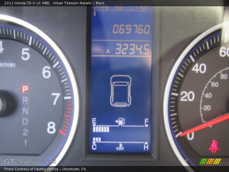 Urban Titanium Metallic / Black 2011 Honda CR-V LX 4WD