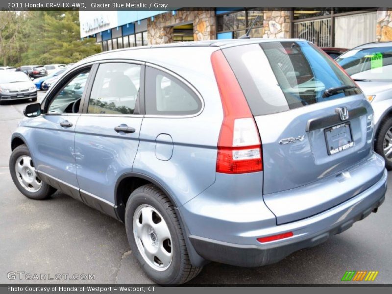 Glacier Blue Metallic / Gray 2011 Honda CR-V LX 4WD