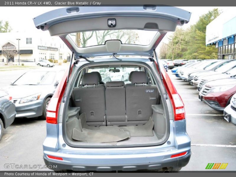 Glacier Blue Metallic / Gray 2011 Honda CR-V LX 4WD