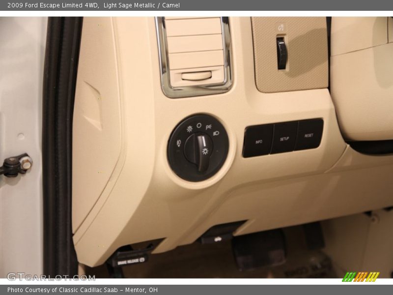Light Sage Metallic / Camel 2009 Ford Escape Limited 4WD