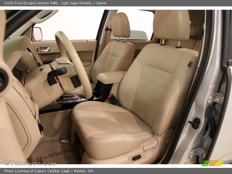 Light Sage Metallic / Camel 2009 Ford Escape Limited 4WD