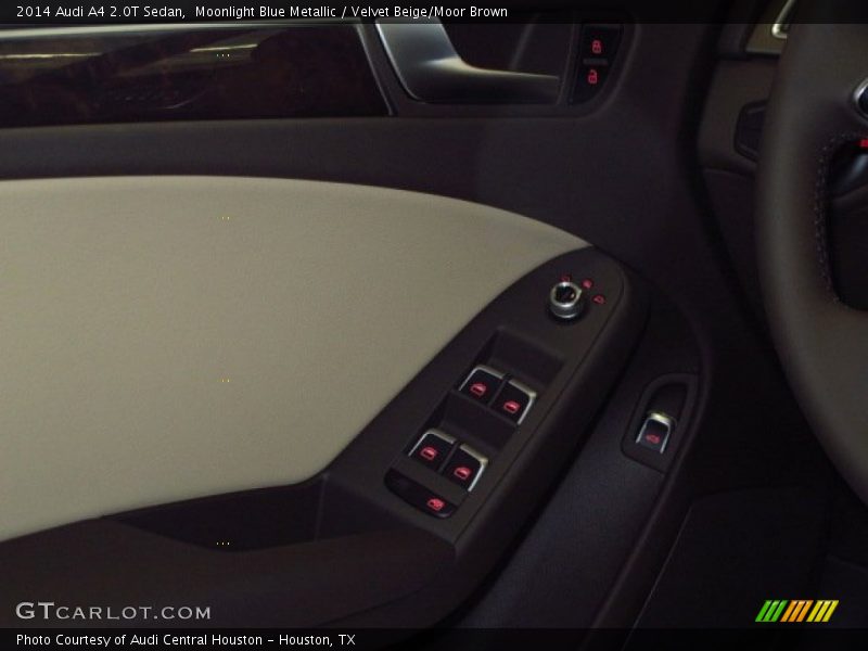 Moonlight Blue Metallic / Velvet Beige/Moor Brown 2014 Audi A4 2.0T Sedan