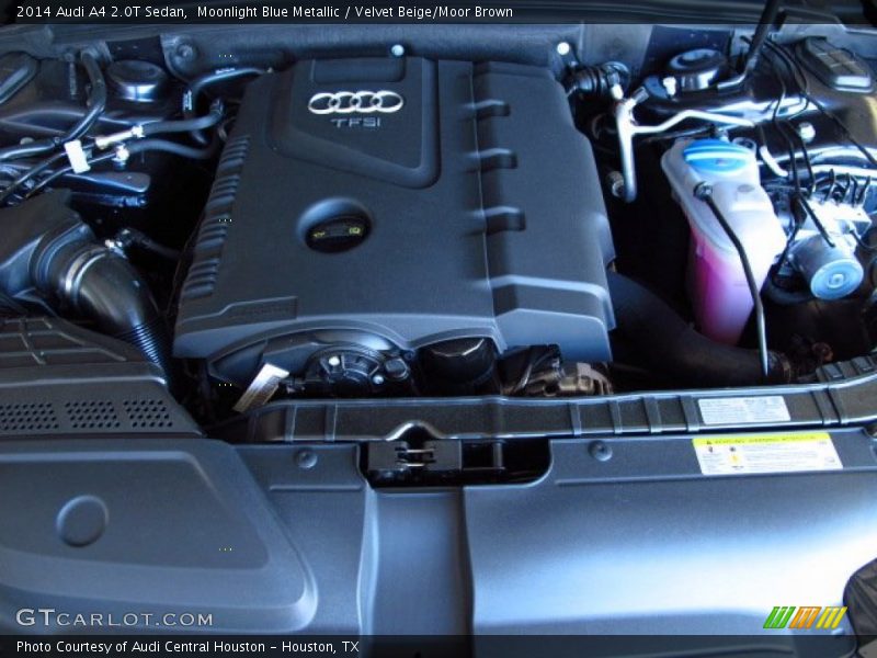 Moonlight Blue Metallic / Velvet Beige/Moor Brown 2014 Audi A4 2.0T Sedan