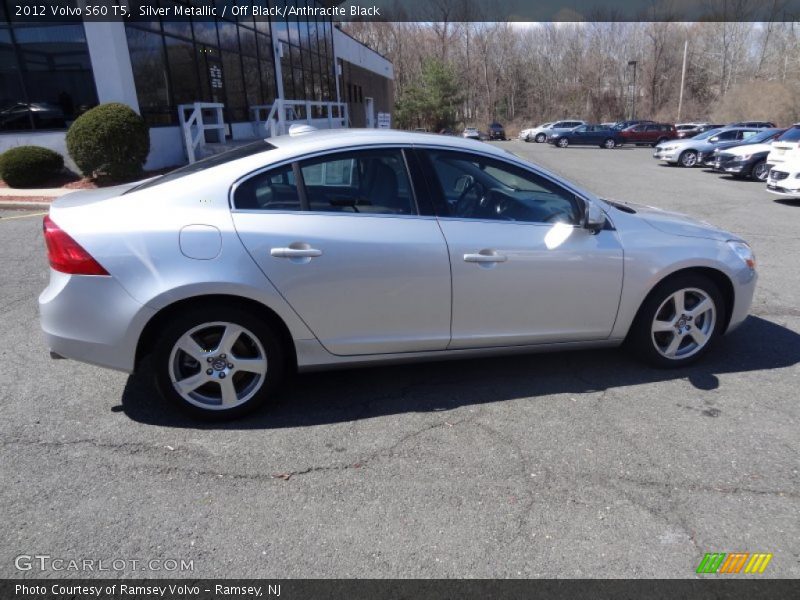 Silver Metallic / Off Black/Anthracite Black 2012 Volvo S60 T5