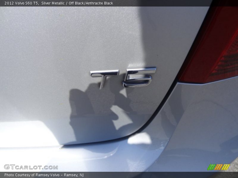 Silver Metallic / Off Black/Anthracite Black 2012 Volvo S60 T5