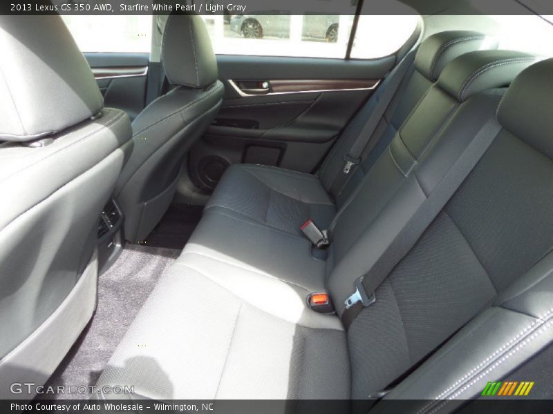 Starfire White Pearl / Light Gray 2013 Lexus GS 350 AWD