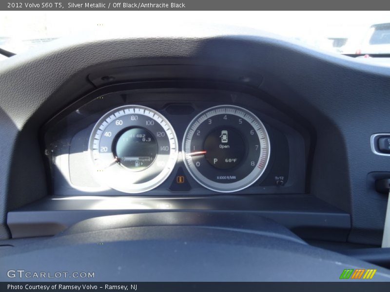 Silver Metallic / Off Black/Anthracite Black 2012 Volvo S60 T5