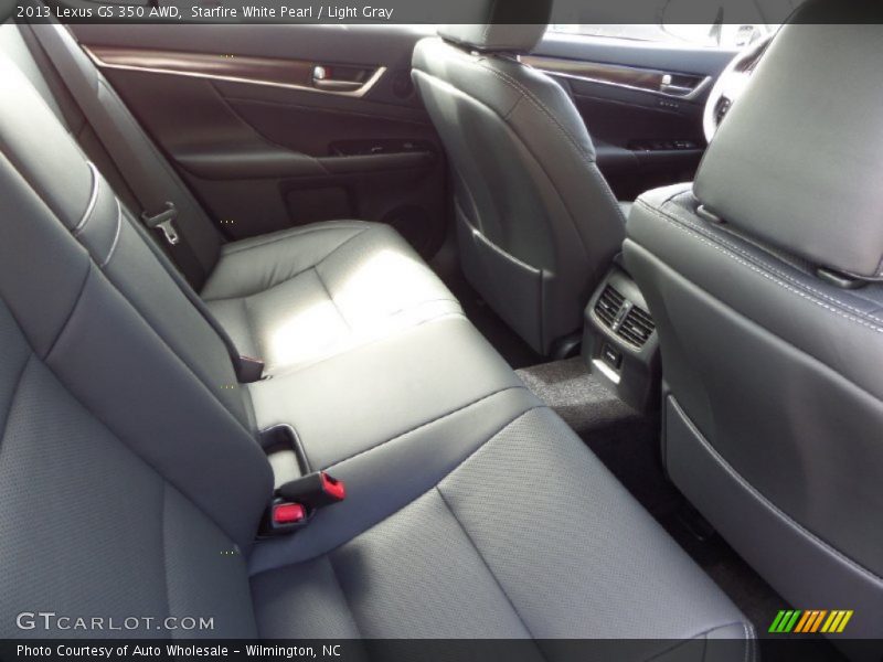 Starfire White Pearl / Light Gray 2013 Lexus GS 350 AWD