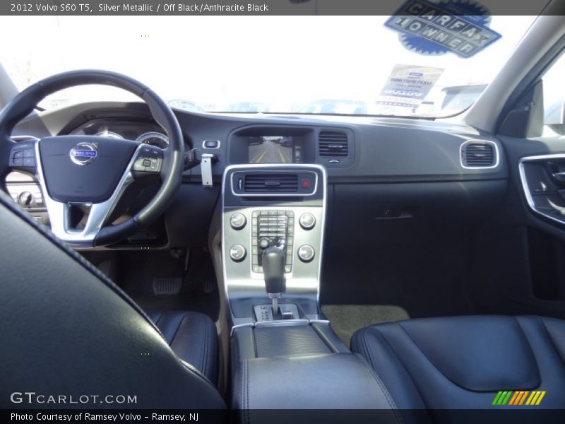 Silver Metallic / Off Black/Anthracite Black 2012 Volvo S60 T5