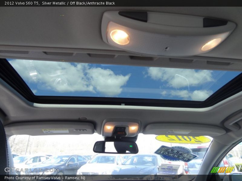 Silver Metallic / Off Black/Anthracite Black 2012 Volvo S60 T5