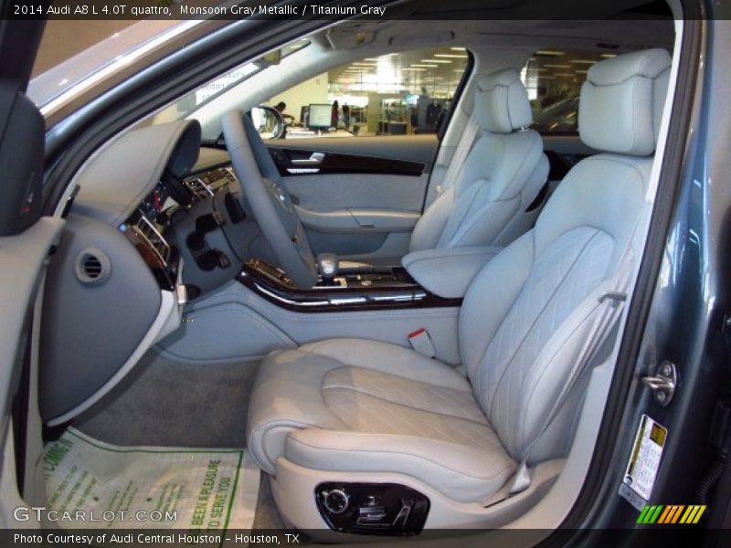  2014 A8 L 4.0T quattro Titanium Gray Interior
