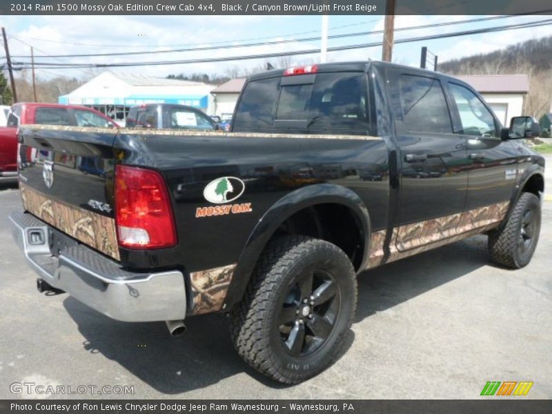 Black / Canyon Brown/Light Frost Beige 2014 Ram 1500 Mossy Oak Edition Crew Cab 4x4