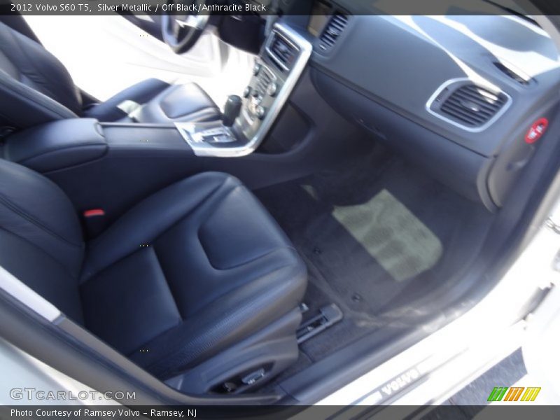 Silver Metallic / Off Black/Anthracite Black 2012 Volvo S60 T5
