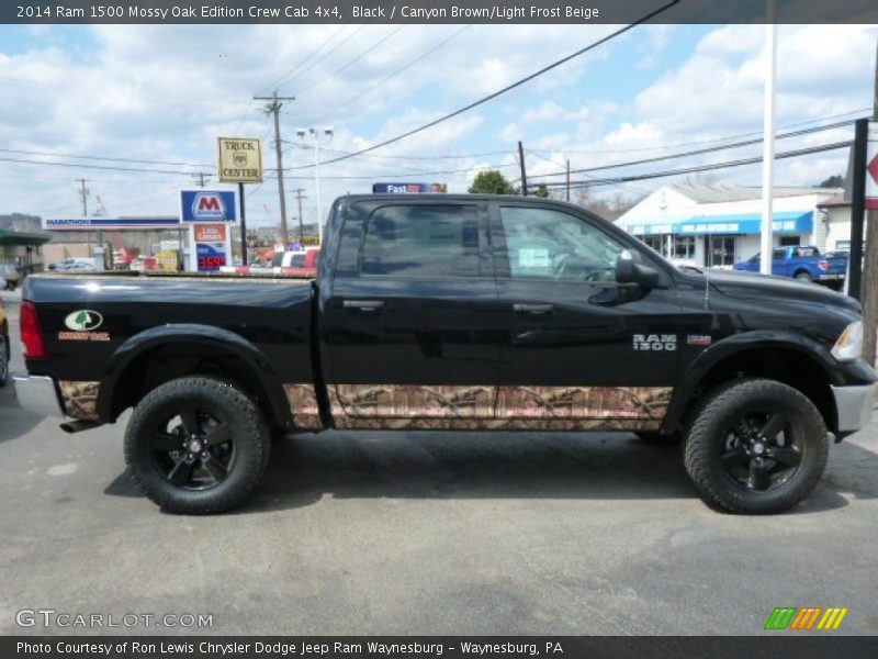 Black / Canyon Brown/Light Frost Beige 2014 Ram 1500 Mossy Oak Edition Crew Cab 4x4