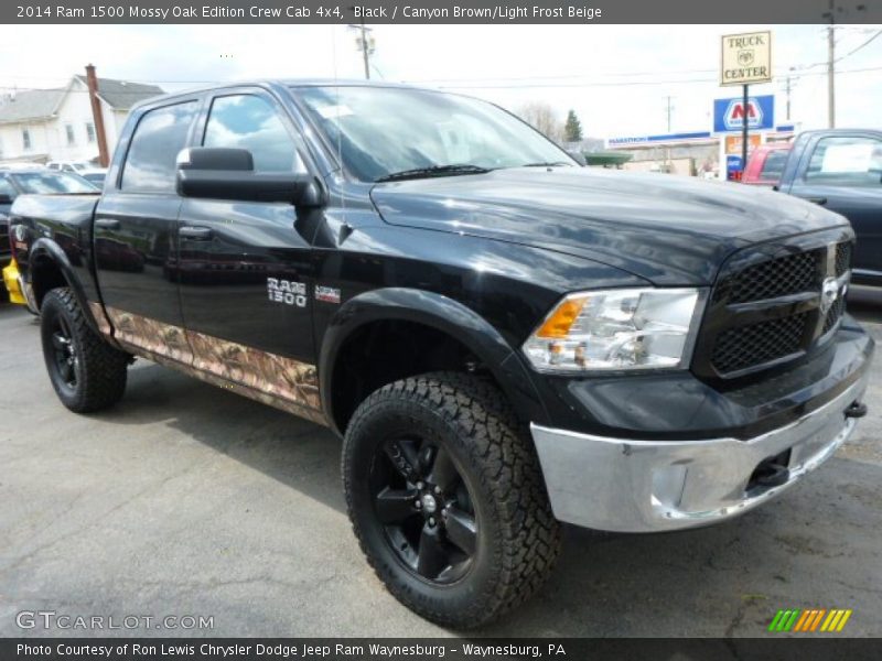 Black / Canyon Brown/Light Frost Beige 2014 Ram 1500 Mossy Oak Edition Crew Cab 4x4