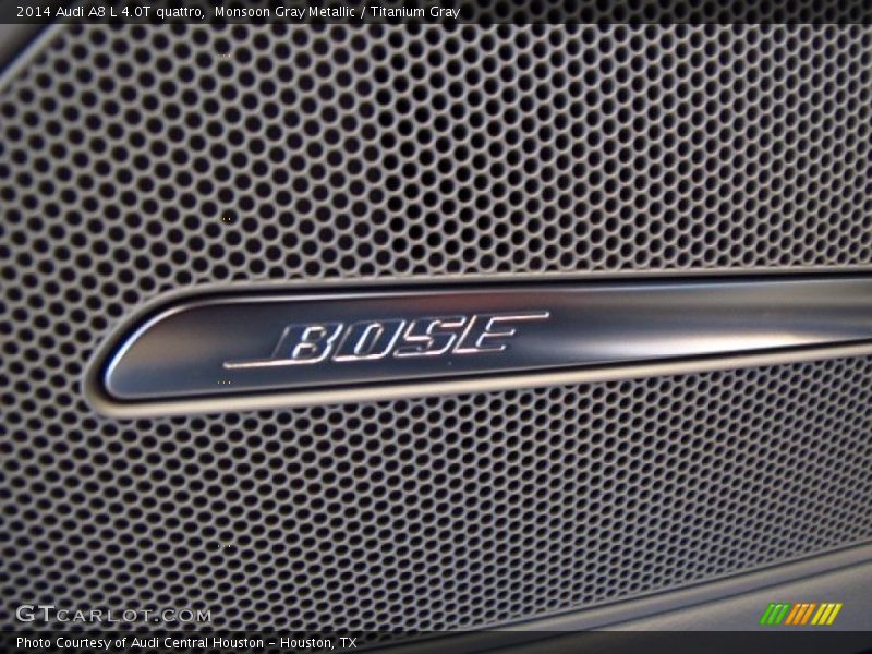 Monsoon Gray Metallic / Titanium Gray 2014 Audi A8 L 4.0T quattro