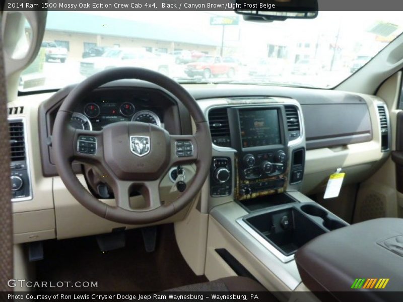 Black / Canyon Brown/Light Frost Beige 2014 Ram 1500 Mossy Oak Edition Crew Cab 4x4