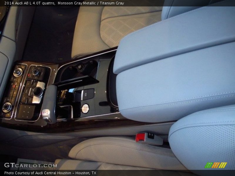 Monsoon Gray Metallic / Titanium Gray 2014 Audi A8 L 4.0T quattro
