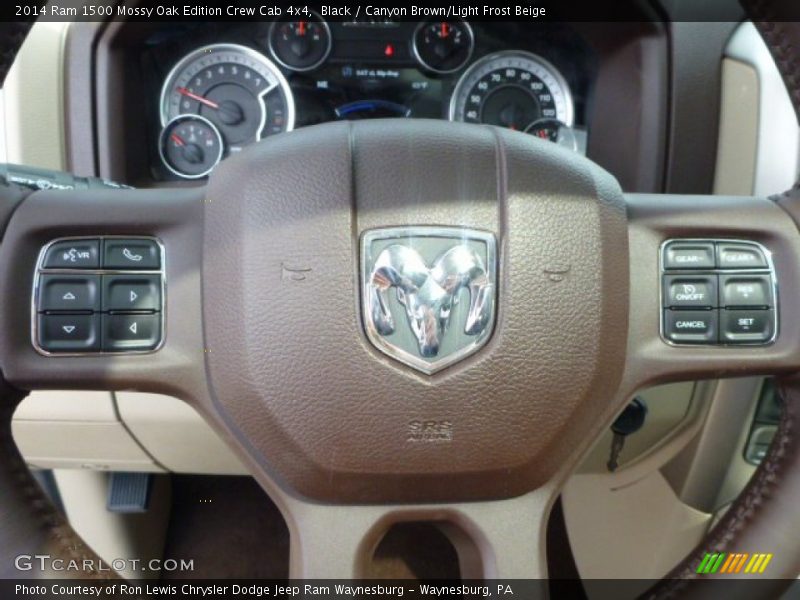 Black / Canyon Brown/Light Frost Beige 2014 Ram 1500 Mossy Oak Edition Crew Cab 4x4