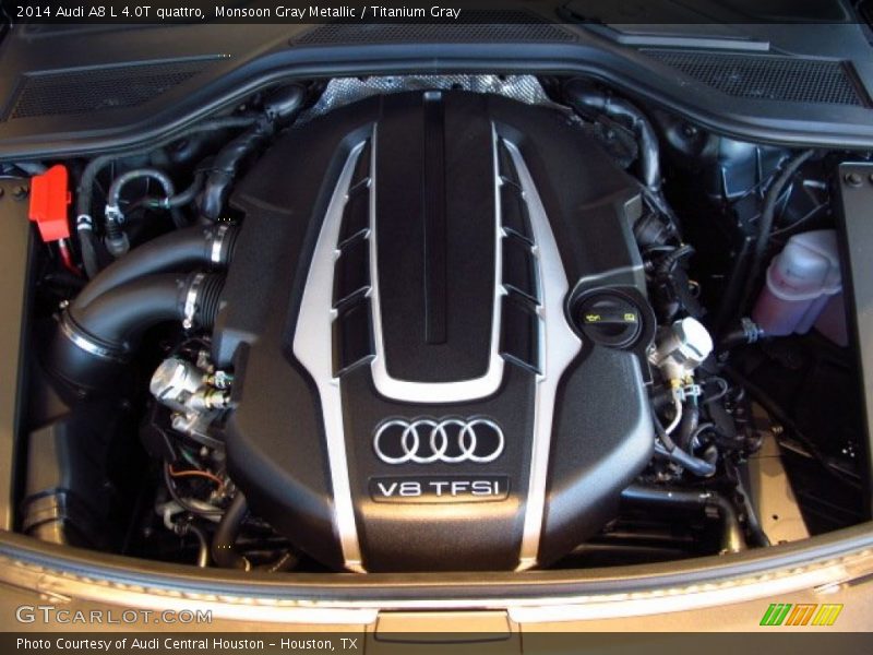  2014 A8 L 4.0T quattro Engine - 4.0 Liter Turbocharged FSI DOHC 32-Valve VVT V8
