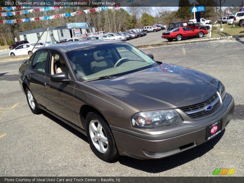 Bronzemist Metallic / Neutral Beige 2003 Chevrolet Impala LS
