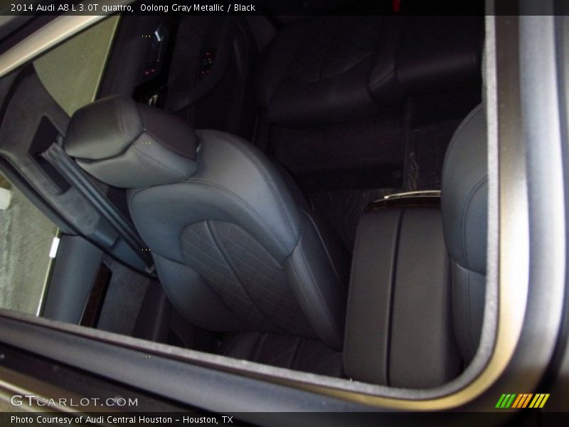 Oolong Gray Metallic / Black 2014 Audi A8 L 3.0T quattro