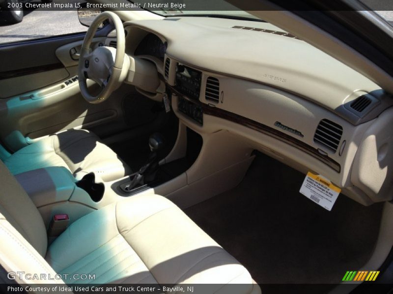 Bronzemist Metallic / Neutral Beige 2003 Chevrolet Impala LS