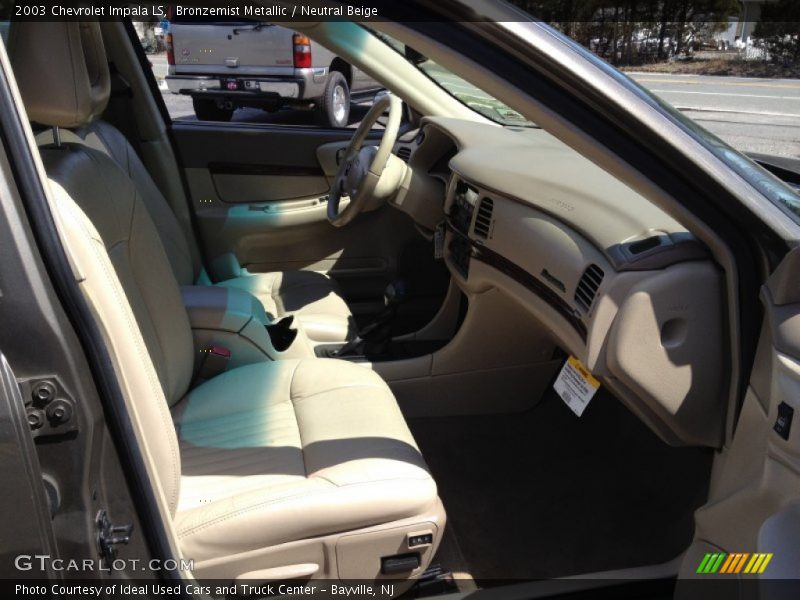 Bronzemist Metallic / Neutral Beige 2003 Chevrolet Impala LS
