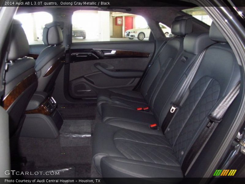 Oolong Gray Metallic / Black 2014 Audi A8 L 3.0T quattro