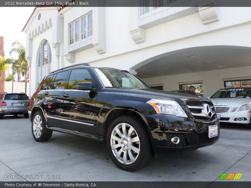 Black / Black 2012 Mercedes-Benz GLK 350