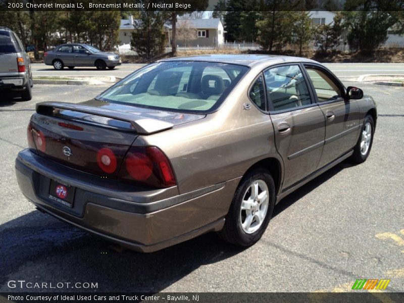 Bronzemist Metallic / Neutral Beige 2003 Chevrolet Impala LS