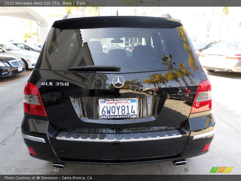 Black / Black 2012 Mercedes-Benz GLK 350