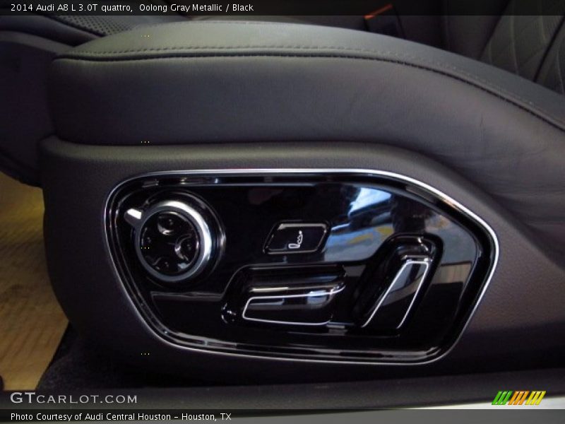 Oolong Gray Metallic / Black 2014 Audi A8 L 3.0T quattro
