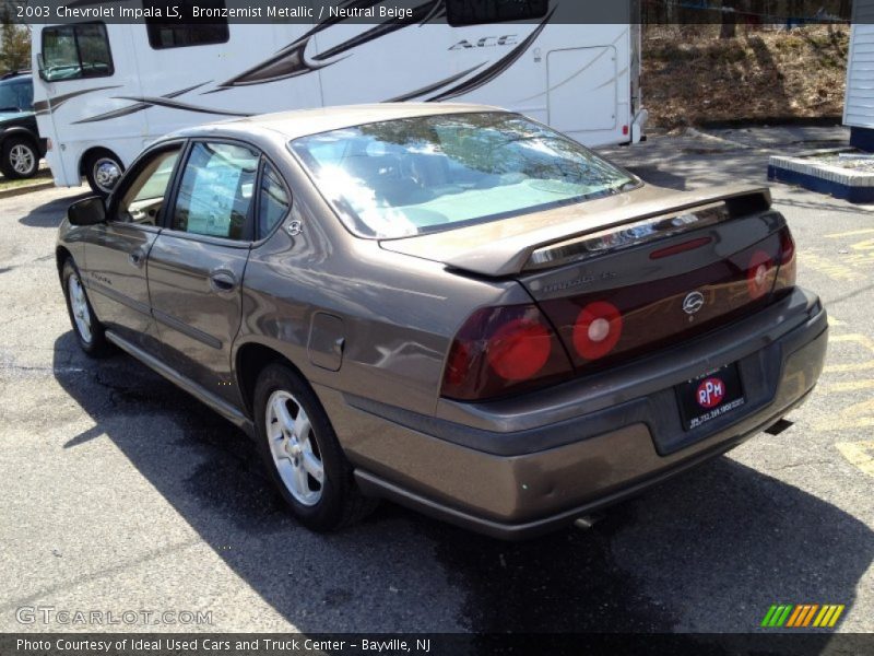Bronzemist Metallic / Neutral Beige 2003 Chevrolet Impala LS