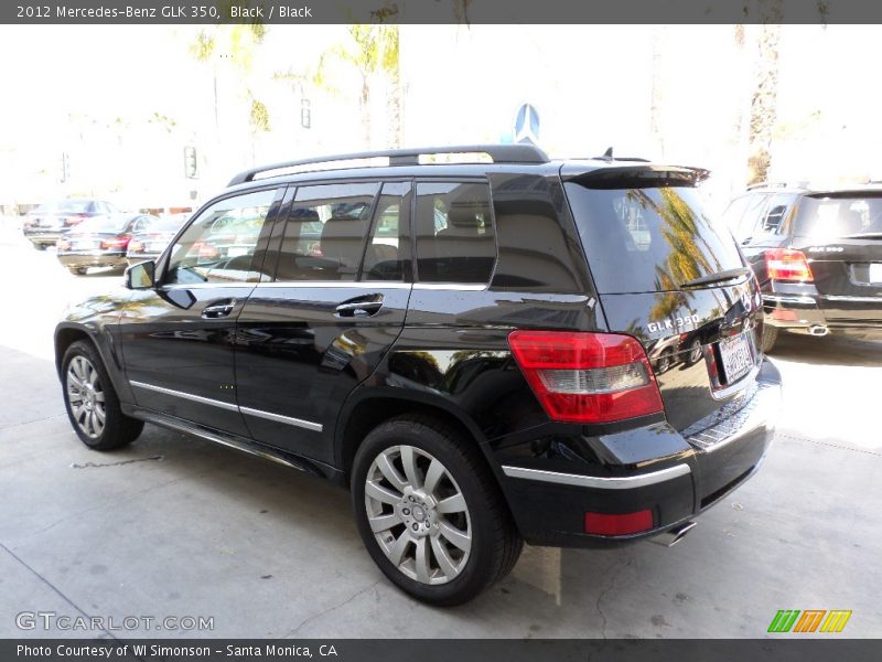 Black / Black 2012 Mercedes-Benz GLK 350