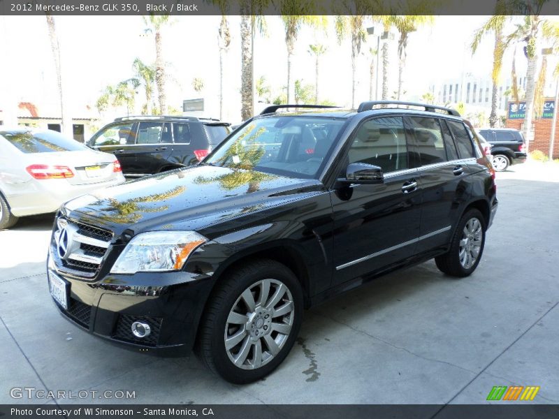 Black / Black 2012 Mercedes-Benz GLK 350