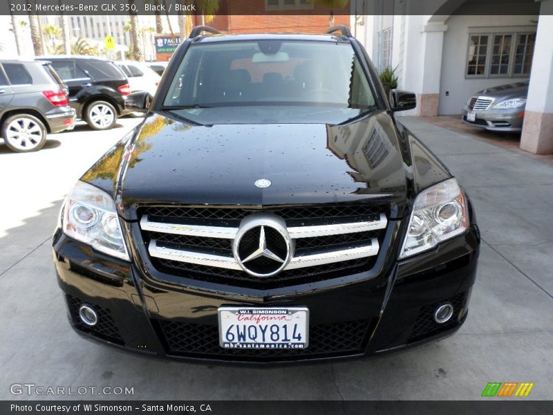 Black / Black 2012 Mercedes-Benz GLK 350