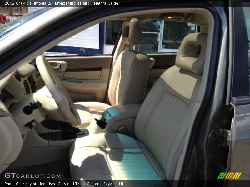 Bronzemist Metallic / Neutral Beige 2003 Chevrolet Impala LS