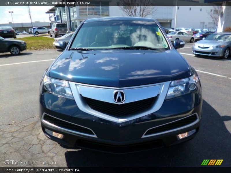 Bali Blue Pearl / Taupe 2012 Acura MDX SH-AWD