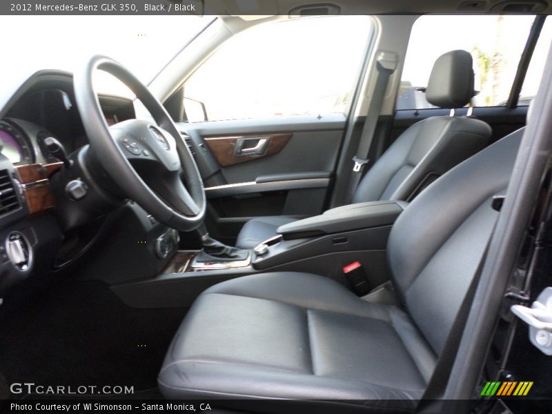 Black / Black 2012 Mercedes-Benz GLK 350